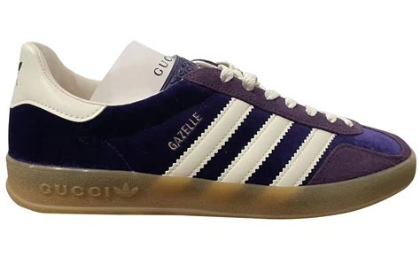 purple gucci gazelles|gucci gazelle purple velvet.